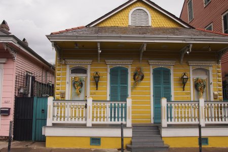 Woonhuis in de French Quarter, New Orleans